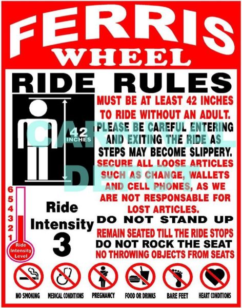 Ferris Wheel Sign